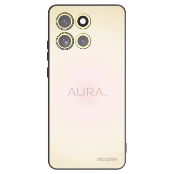 Picasee silikonowe czarne etui na Motorola Moto G86 5G - Aura