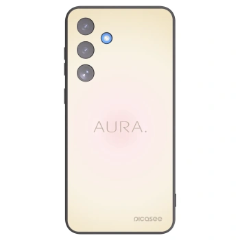 Picasee silikonowe czarne etui na Samsung Galaxy S25 FE 5G - Aura