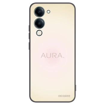Picasee silikonowe czarne etui na Vivo Y29s 5G - Aura