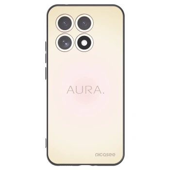 Picasee silikonowe czarne etui na Xiaomi 15T - Aura