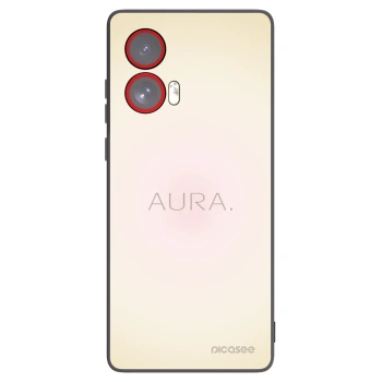 Picasee silikonowe czarne etui na Motorola Edge 50 Fusion - Aura