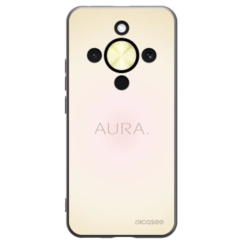 Picasee silikonowe czarne etui na Honor Magic8 Lite 5G - Aura