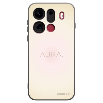 Picasee silikonowe czarne etui na OPPO Find X9 Pro - Aura