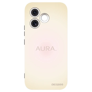Picasee silikonowe czarne etui na Honor 600 Lite - Aura