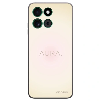 Picasee silikonowe czarne etui na Motorola Moto G57 Power - Aura