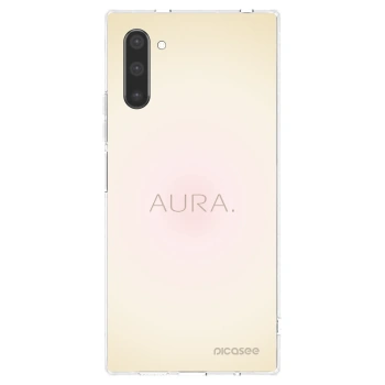 Picasee silikonowe przeźroczyste etui na Samsung Galaxy Note 10 N970F - Aura
