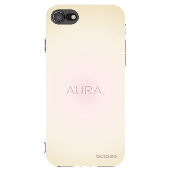 Picasee silikonowe przeźroczyste etui na Apple iPhone 8 - Aura