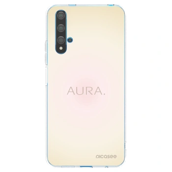 Picasee silikonowe przeźroczyste etui na Huawei Nova 5T - Aura