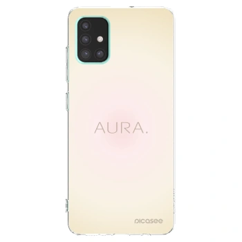 Picasee silikonowe przeźroczyste etui na Samsung Galaxy A51 A515F - Aura