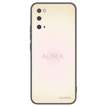 Picasee silikonowe czarne etui na Samsung Galaxy S20 G980F - Aura
