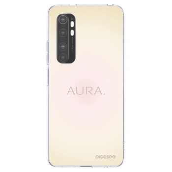 Picasee silikonowe przeźroczyste etui na Xiaomi Mi Note 10 Lite - Aura