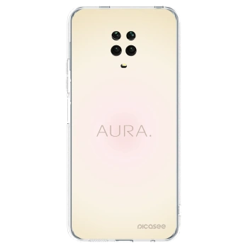 Picasee silikonowe przeźroczyste etui na Xiaomi Redmi Note 9S - Aura