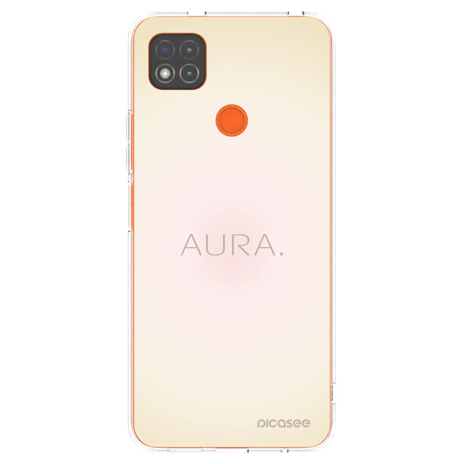 Picasee silikonowe przeźroczyste etui na Xiaomi Redmi 9C - Aura