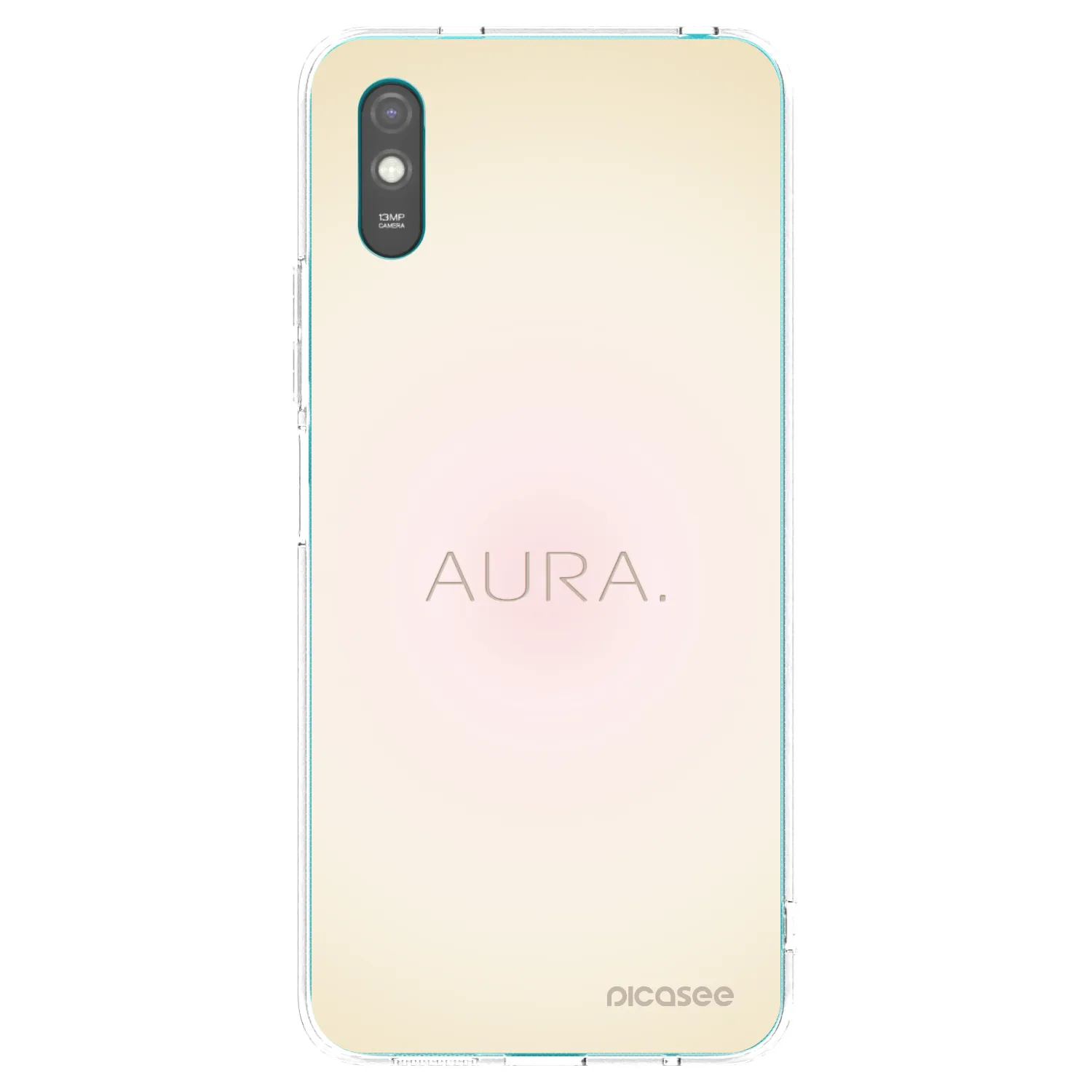 Picasee silikonowe przeźroczyste etui na Xiaomi Redmi 9A - Aura