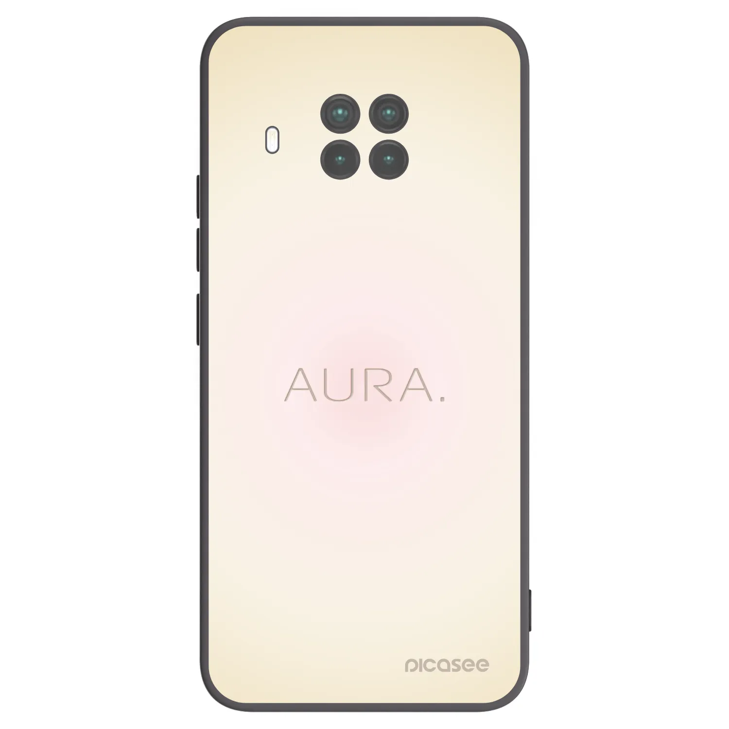 Picasee silikonowe czarne etui na Xiaomi Mi 10T Lite - Aura