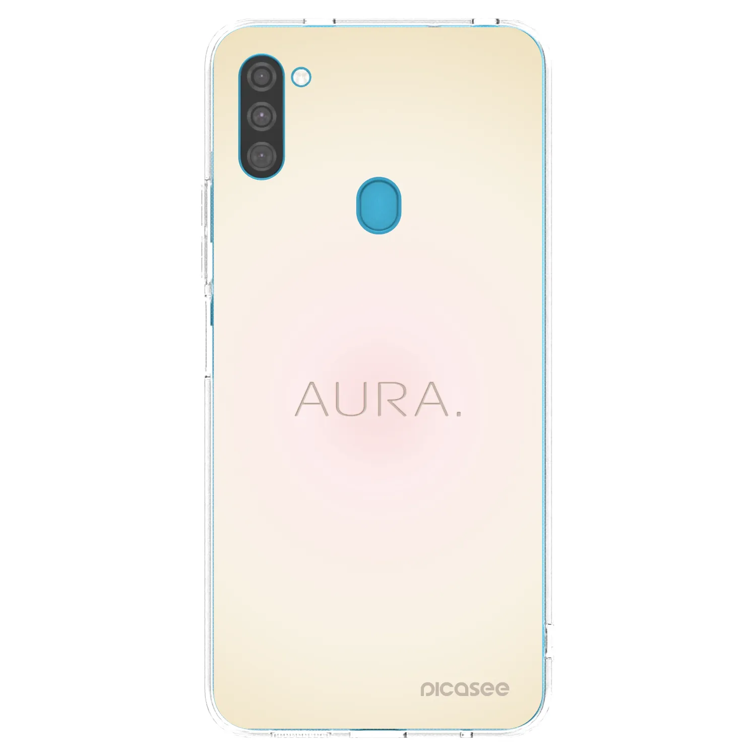 Picasee silikonowe przeźroczyste etui na Samsung Galaxy M11 - Aura