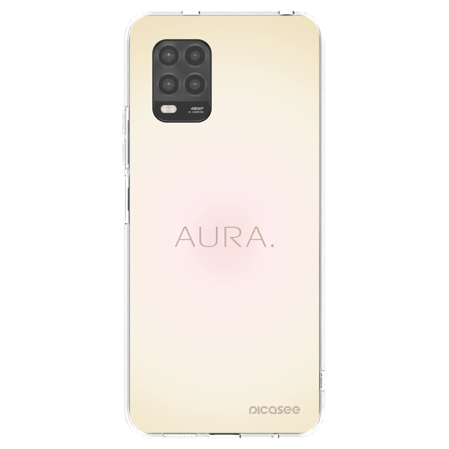 Picasee silikonowe przeźroczyste etui na Xiaomi Mi 10 Lite - Aura