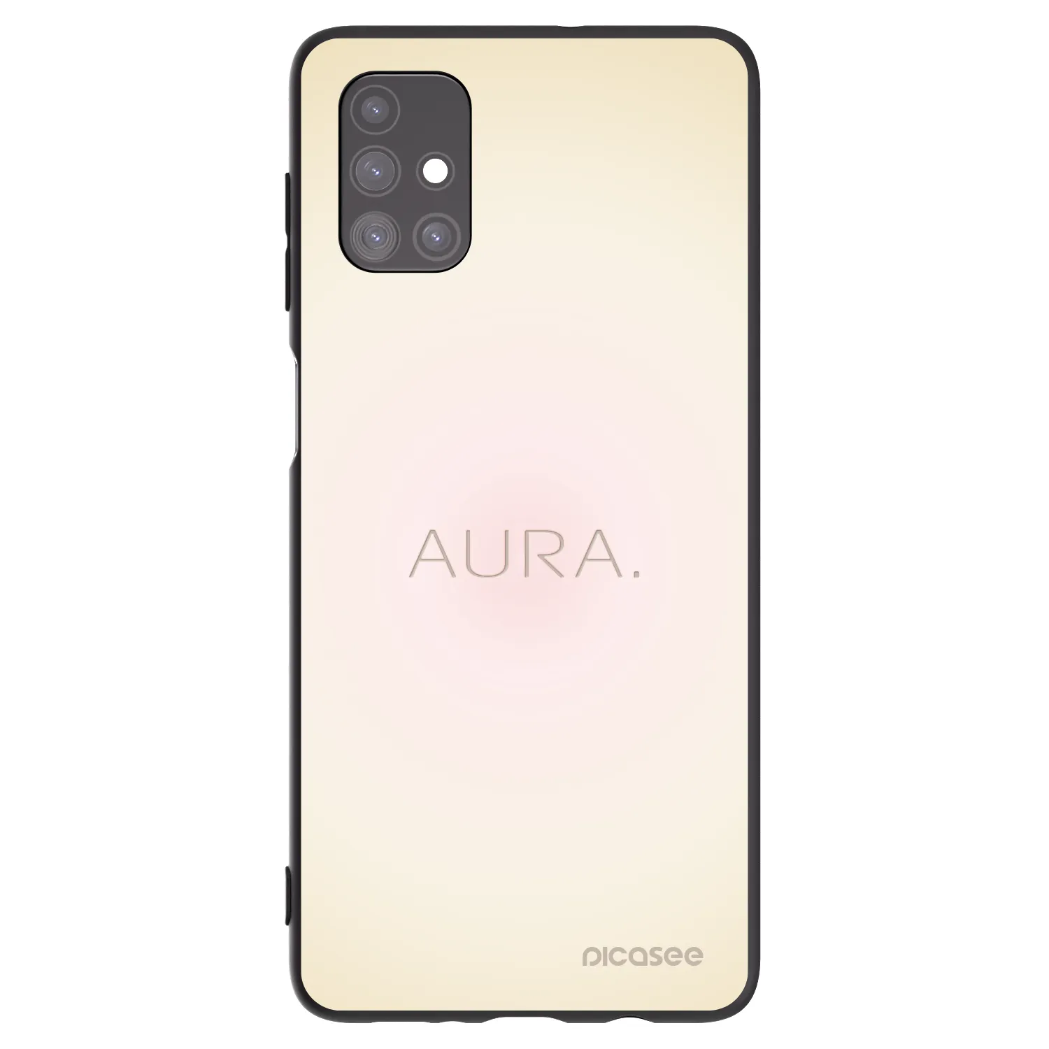 Picasee silikonowe czarne etui na Samsung Galaxy M51 M515F - Aura