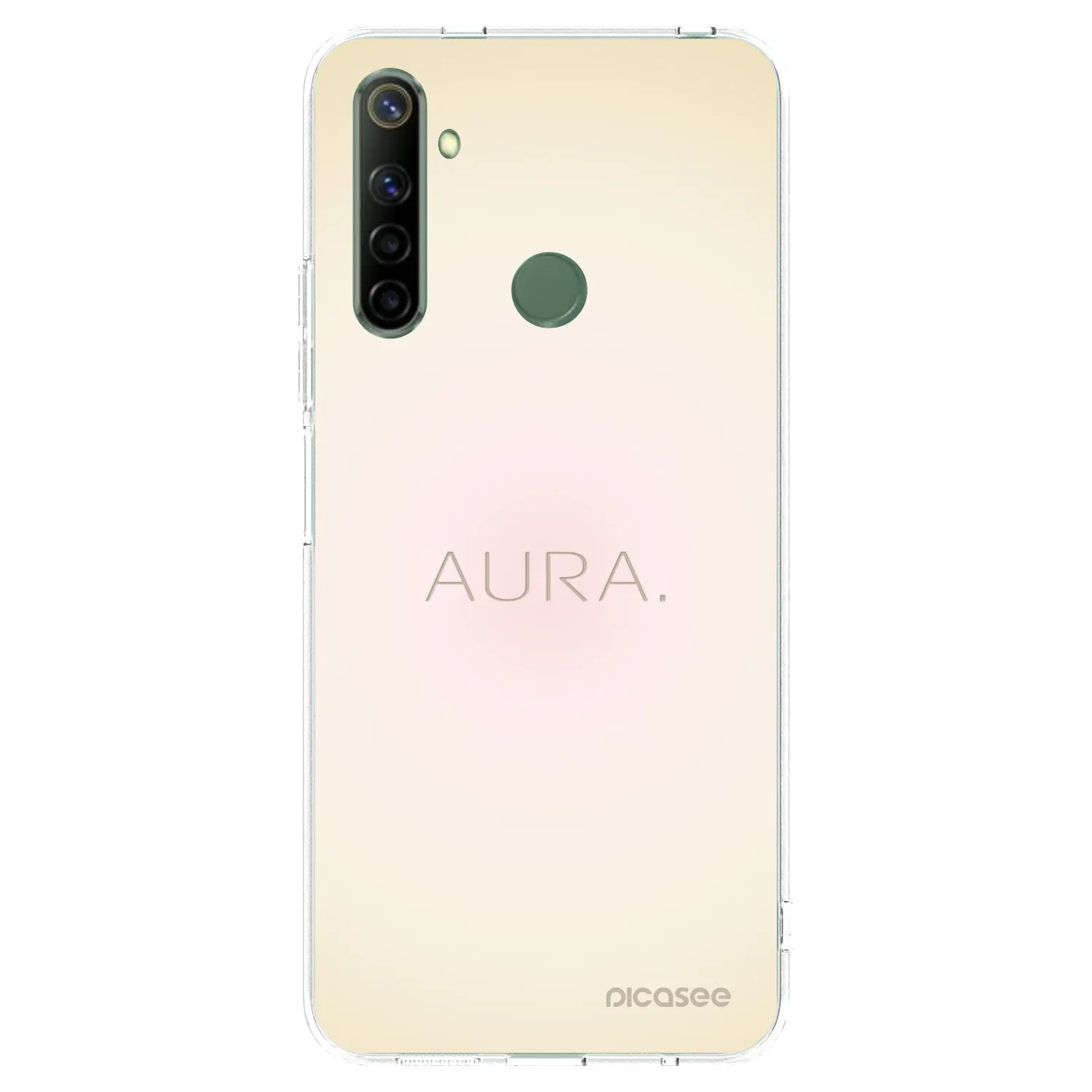 Picasee silikonowe przeźroczyste etui na Realme 6i - Aura