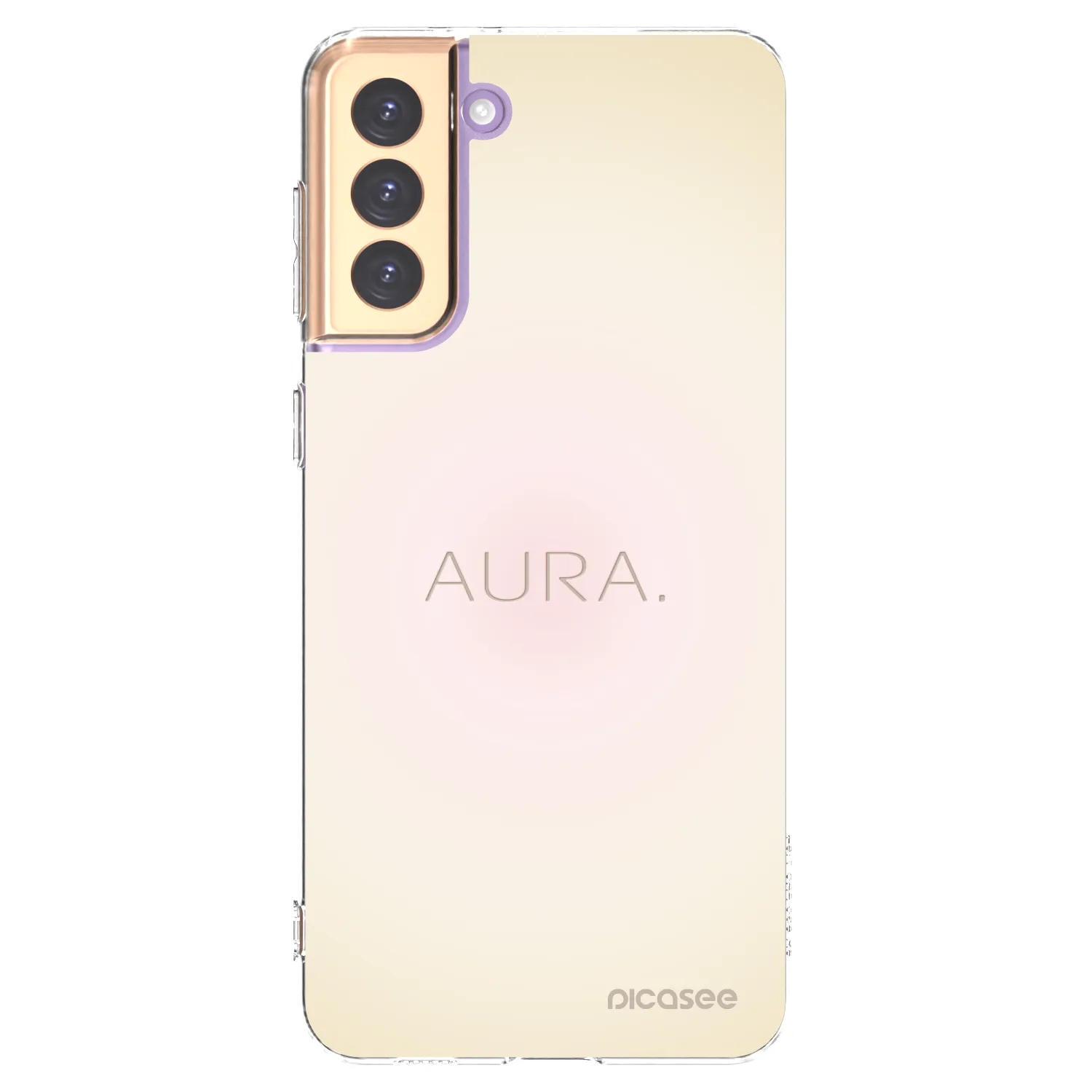 Picasee silikonowe przeźroczyste etui na Samsung Galaxy S21+ 5G G996F - Aura