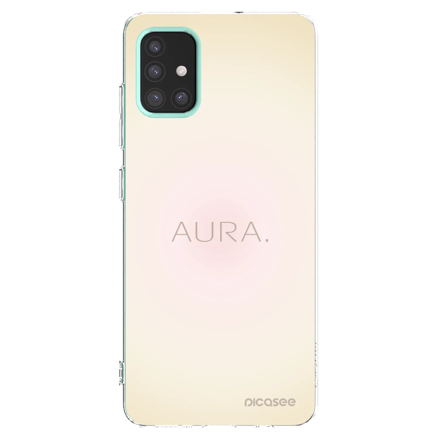 Picasee silikonowe przeźroczyste etui na Samsung Galaxy M31s - Aura