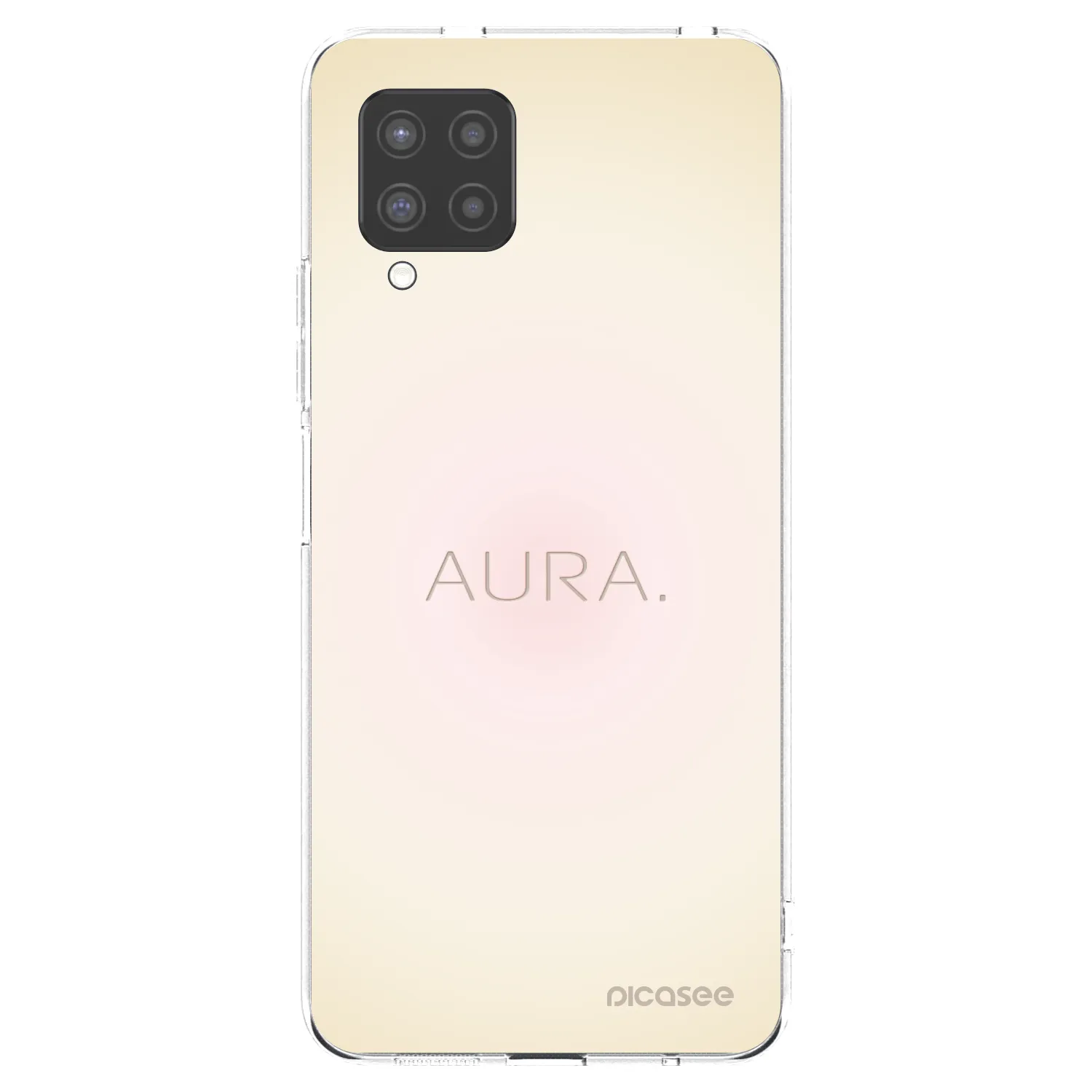 Picasee silikonowe przeźroczyste etui na Samsung Galaxy A42 A426B - Aura