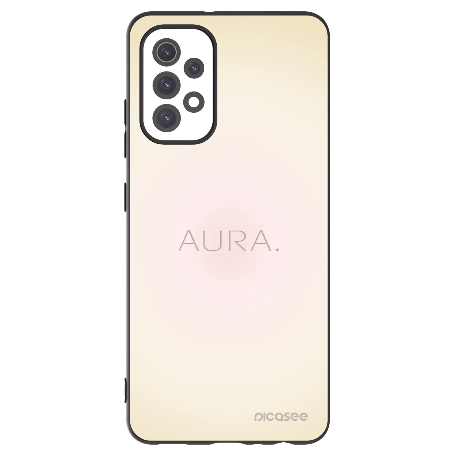 Picasee silikonowe czarne etui na Samsung Galaxy A32 5G A326B - Aura