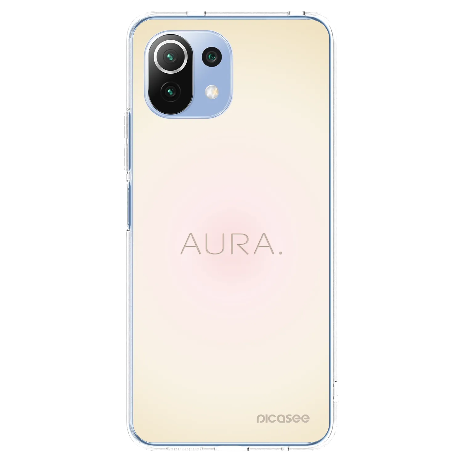 Picasee silikonowe przeźroczyste etui na Xiaomi Mi 11 Lite - Aura