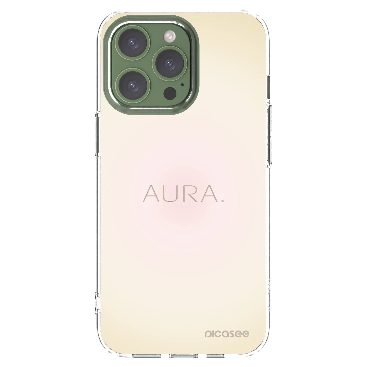 Picasee silikonowe przeźroczyste etui na Apple iPhone 13 Pro - Aura