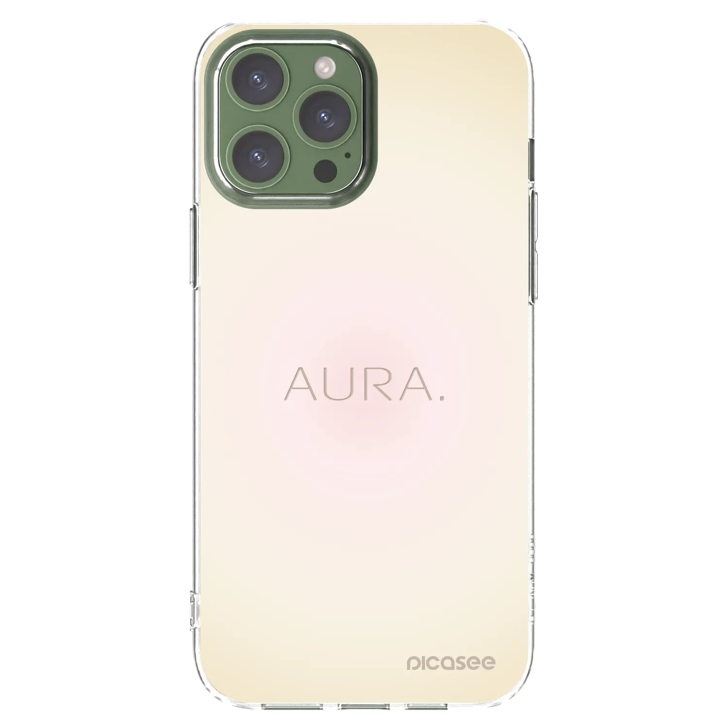 Picasee silikonowe przeźroczyste etui na Apple iPhone 13 Pro Max - Aura