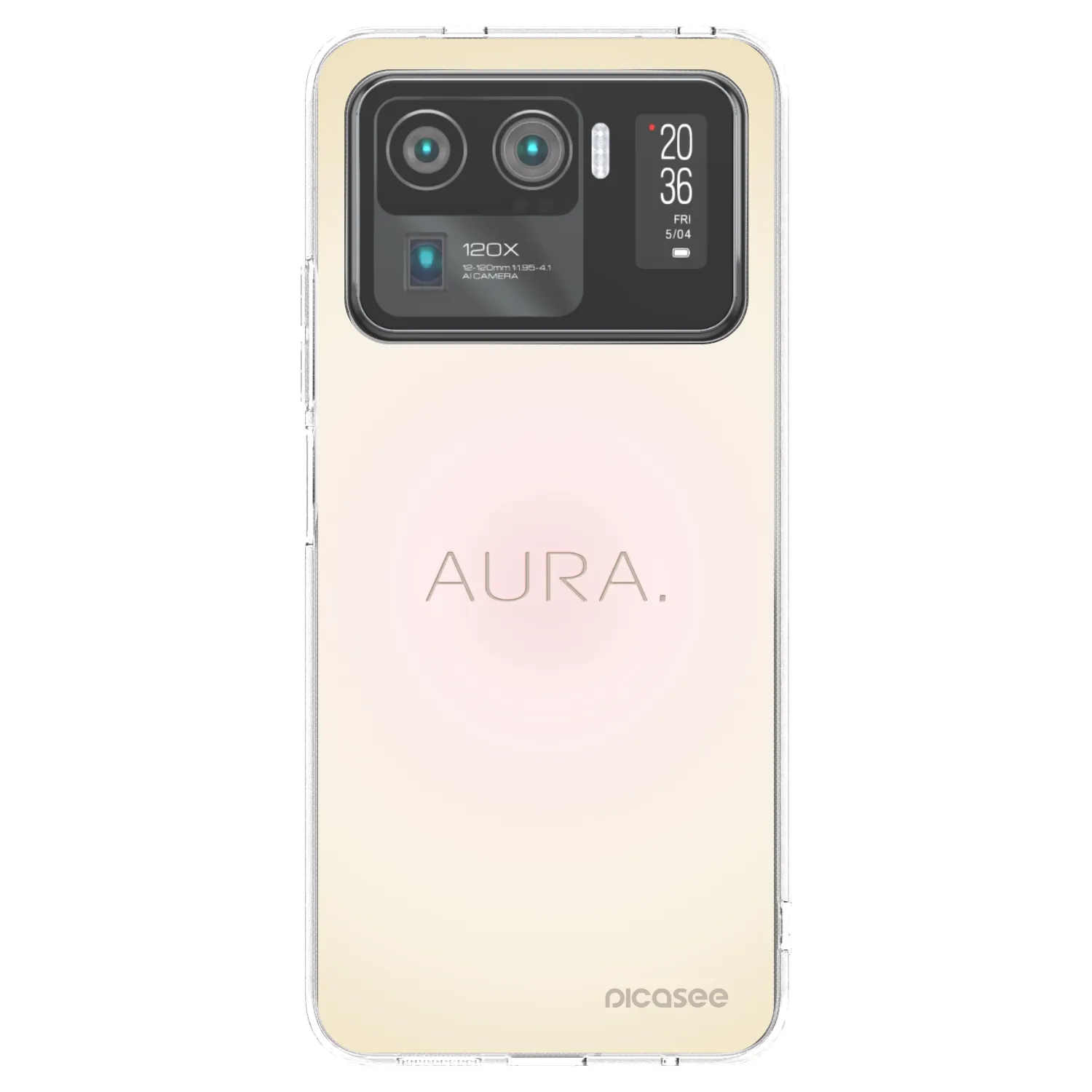 Picasee silikonowe przeźroczyste etui na Xiaomi Mi 11 Ultra - Aura