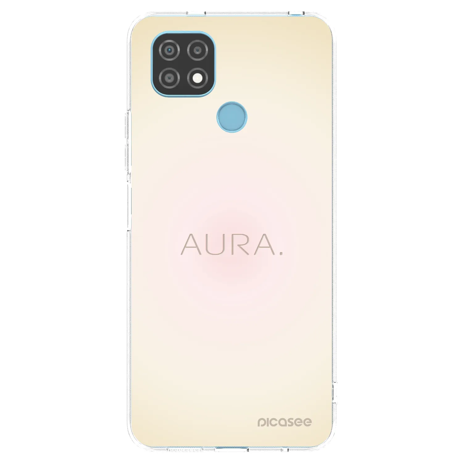 Picasee silikonowe przeźroczyste etui na Realme C21 - Aura
