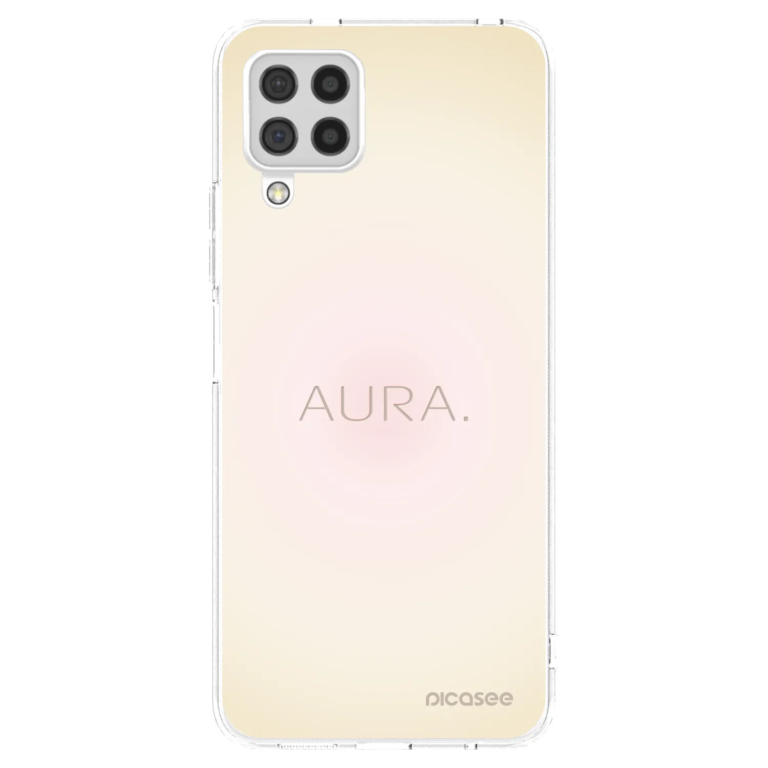 Picasee silikonowe przeźroczyste etui na Samsung Galaxy A22 A225F 4G - Aura
