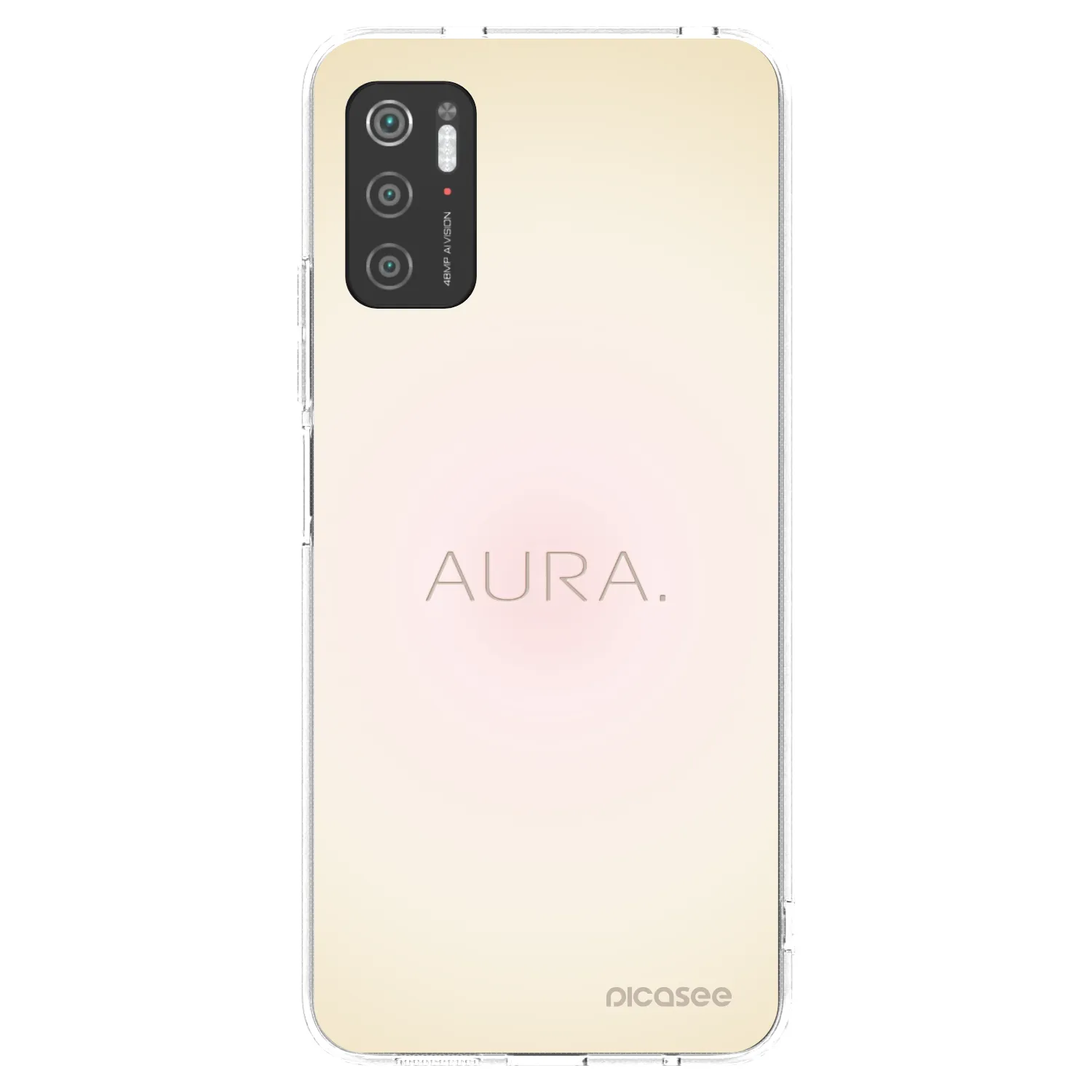 Picasee silikonowe przeźroczyste etui na Xiaomi Poco M3 Pro 5G - Aura