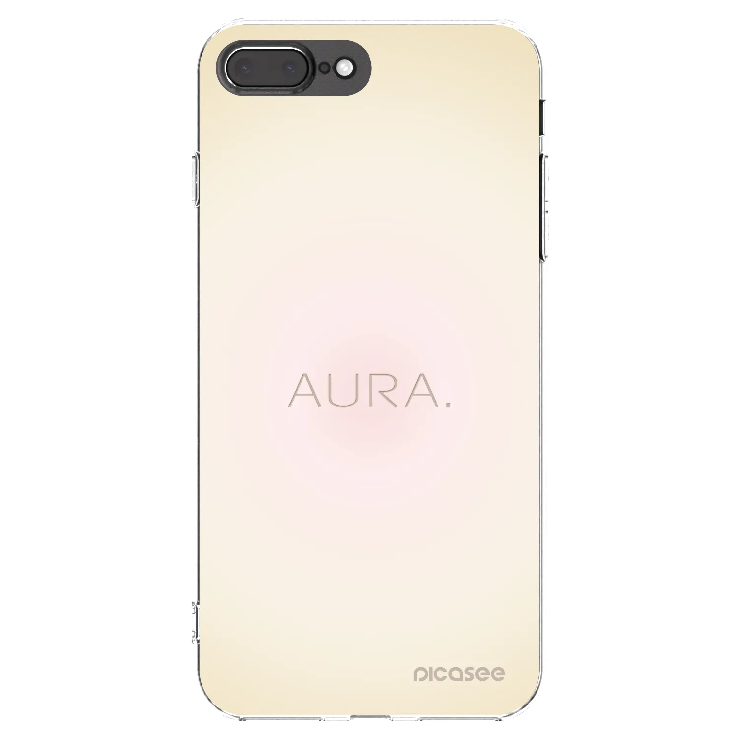 Picasee silikonowe przeźroczyste etui na Apple iPhone 7 Plus - Aura