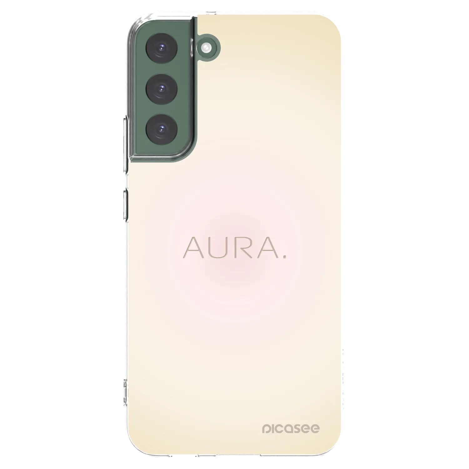 Picasee silikonowe przeźroczyste etui na Samsung Galaxy S22+ 5G - Aura