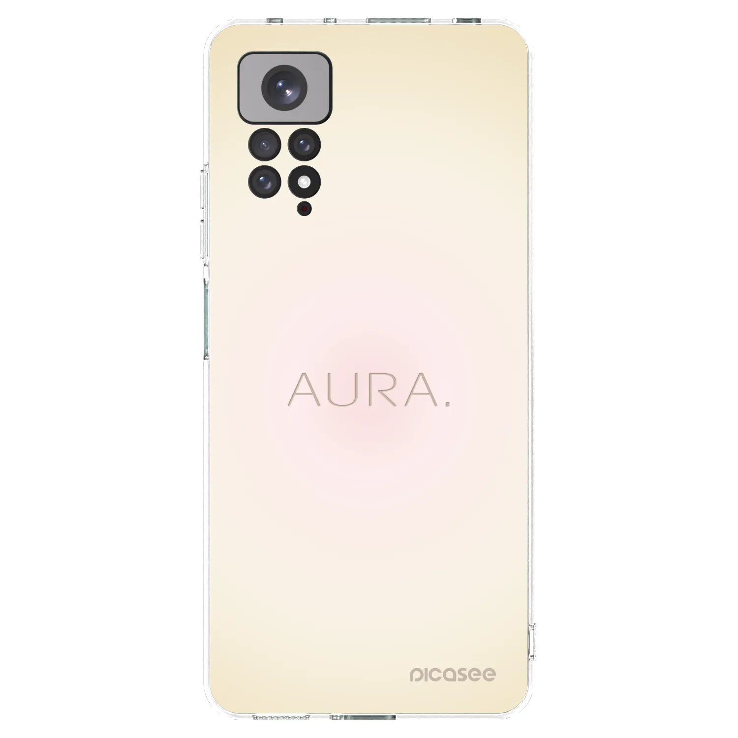 Picasee silikonowe przeźroczyste etui na Xiaomi Redmi Note 11S 4G - Aura