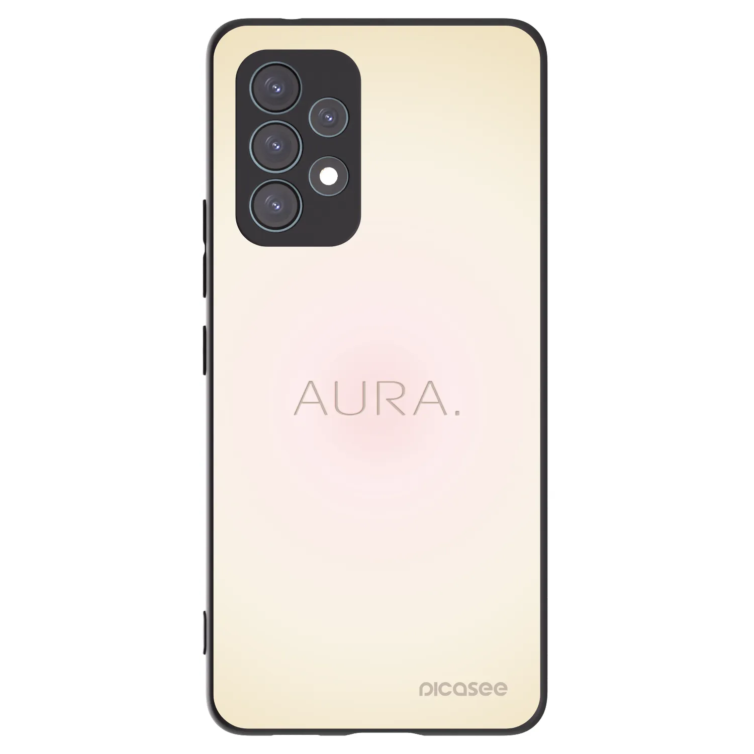 Picasee silikonowe czarne etui na Samsung Galaxy A53 5G A536 - Aura