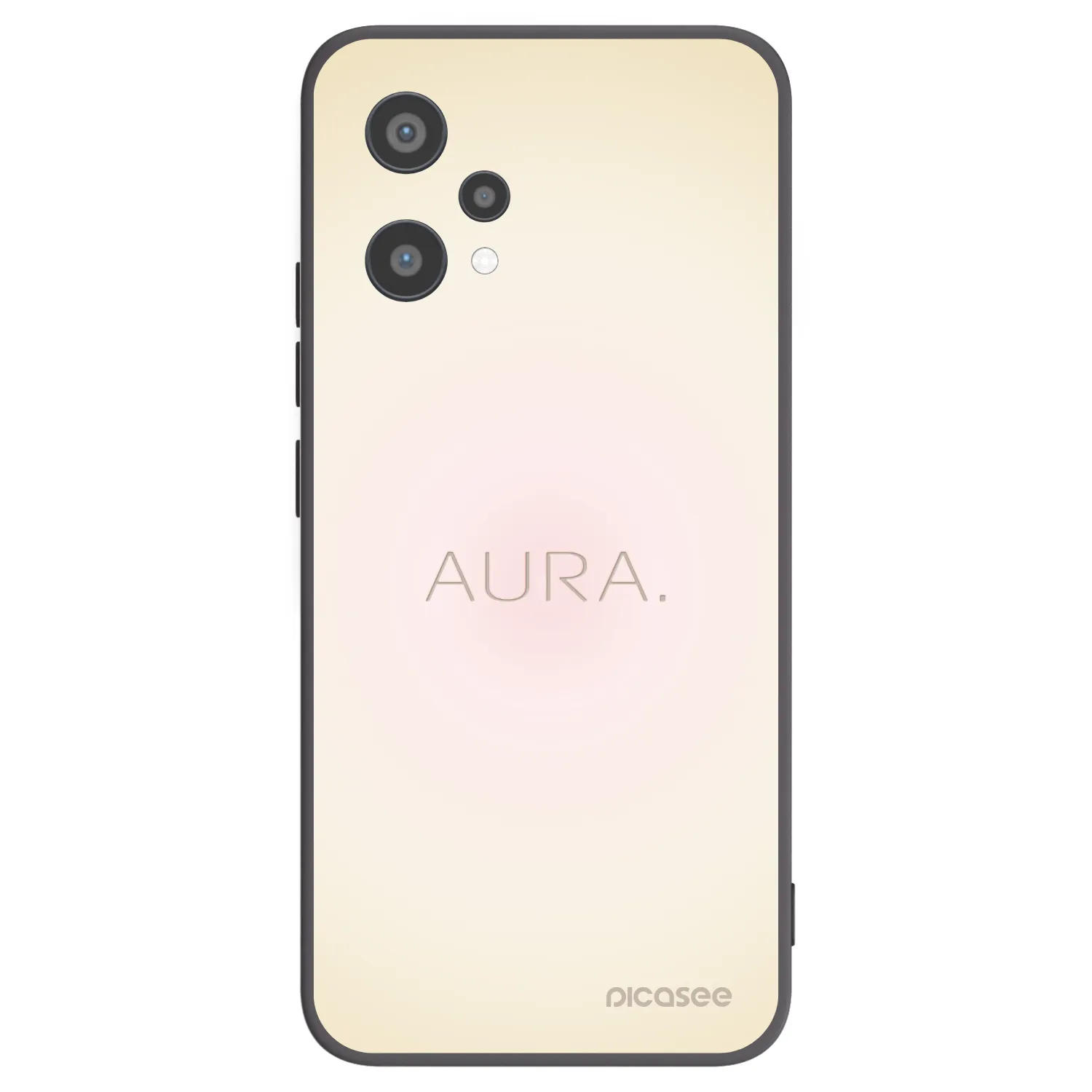 Picasee silikonowe czarne etui na Realme 9 Pro 5G - Aura
