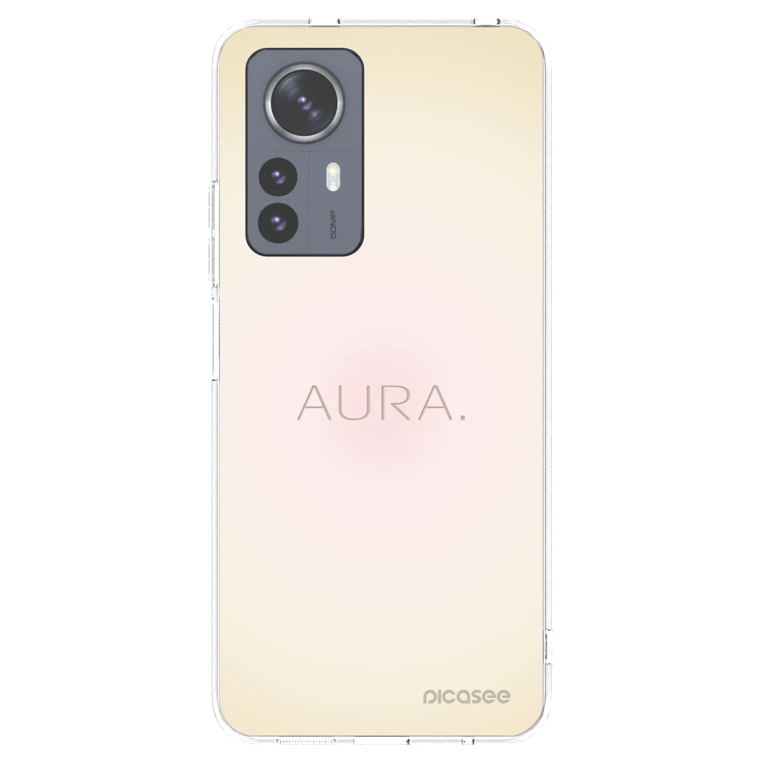 Picasee silikonowe przeźroczyste etui na Xiaomi 12 Pro - Aura