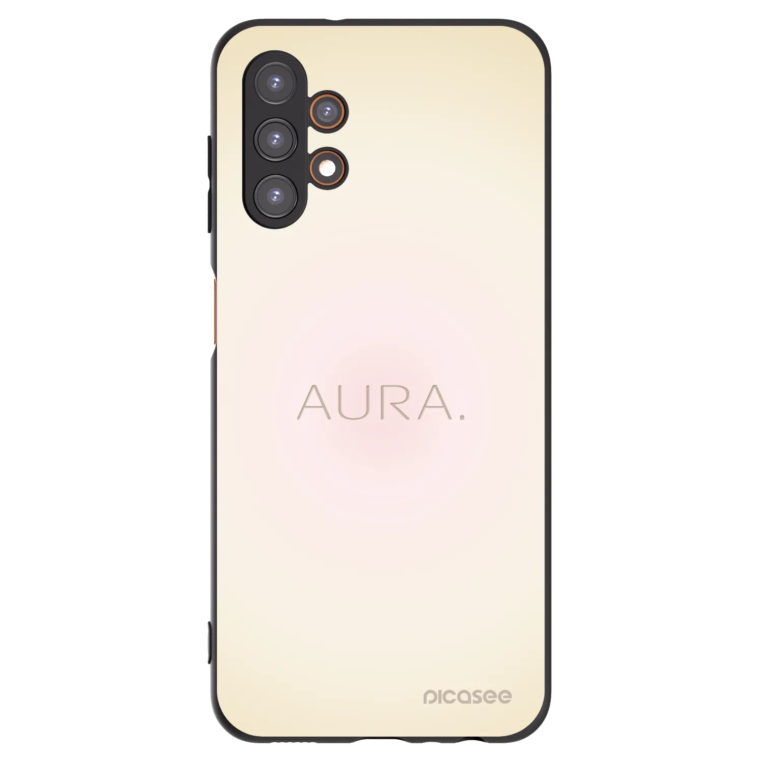 Picasee silikonowe czarne etui na Samsung Galaxy A13 4G A135 - Aura