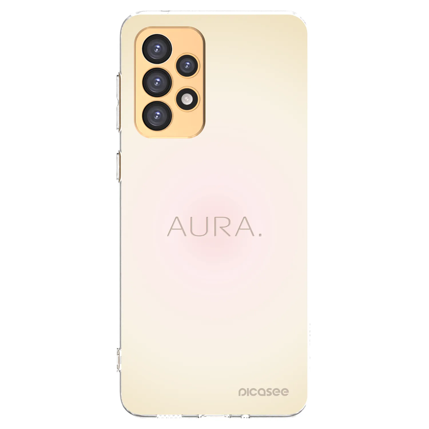 Picasee silikonowe przeźroczyste etui na Samsung Galaxy A33 5G A336 - Aura