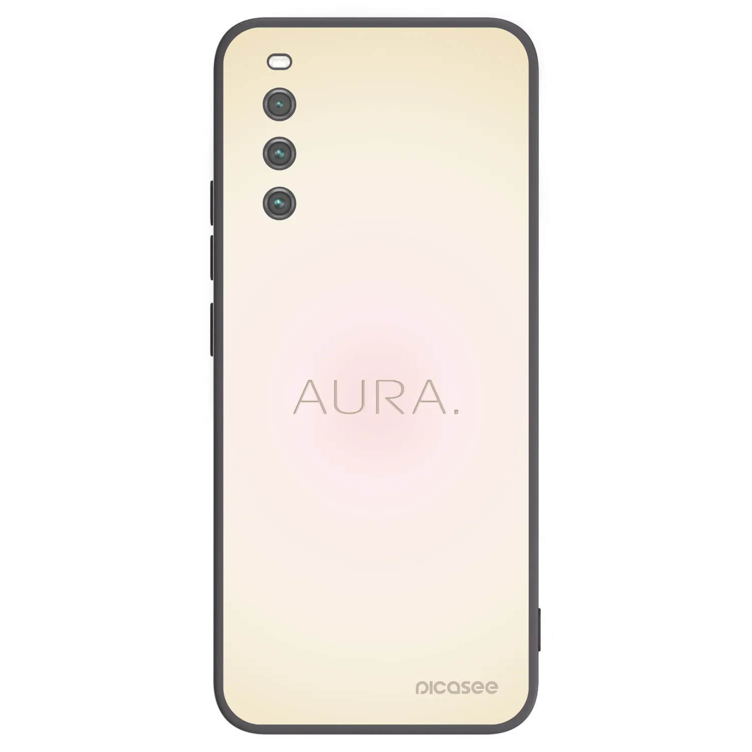 Picasee silikonowe czarne etui na Sony Xperia 10 IV 5G - Aura