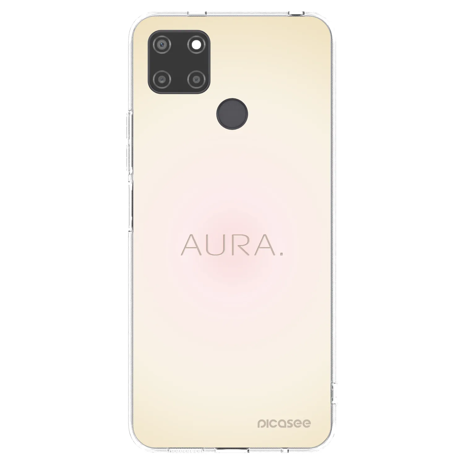 Picasee silikonowe przeźroczyste etui na Realme C21Y - Aura