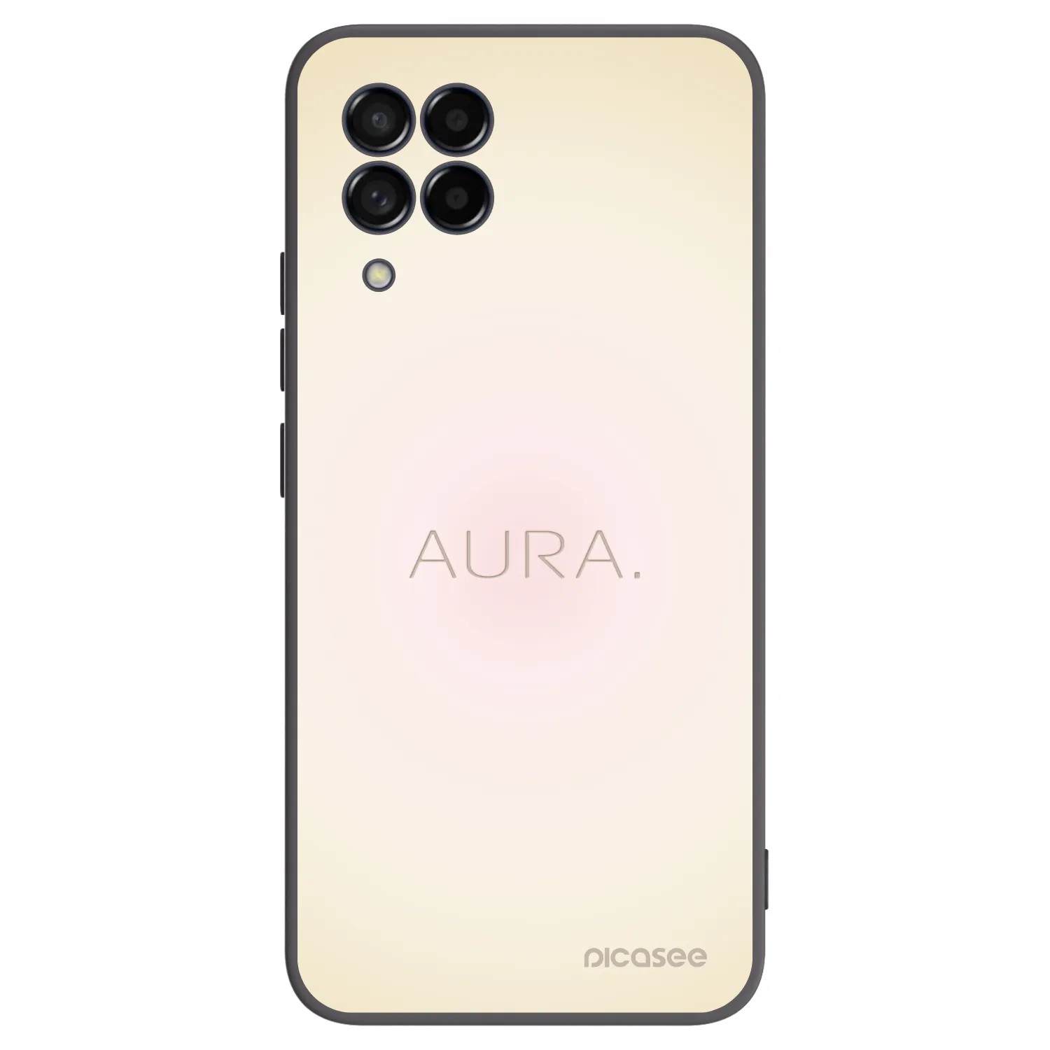 Picasee silikonowe czarne etui na Samsung Galaxy M53 5G - Aura