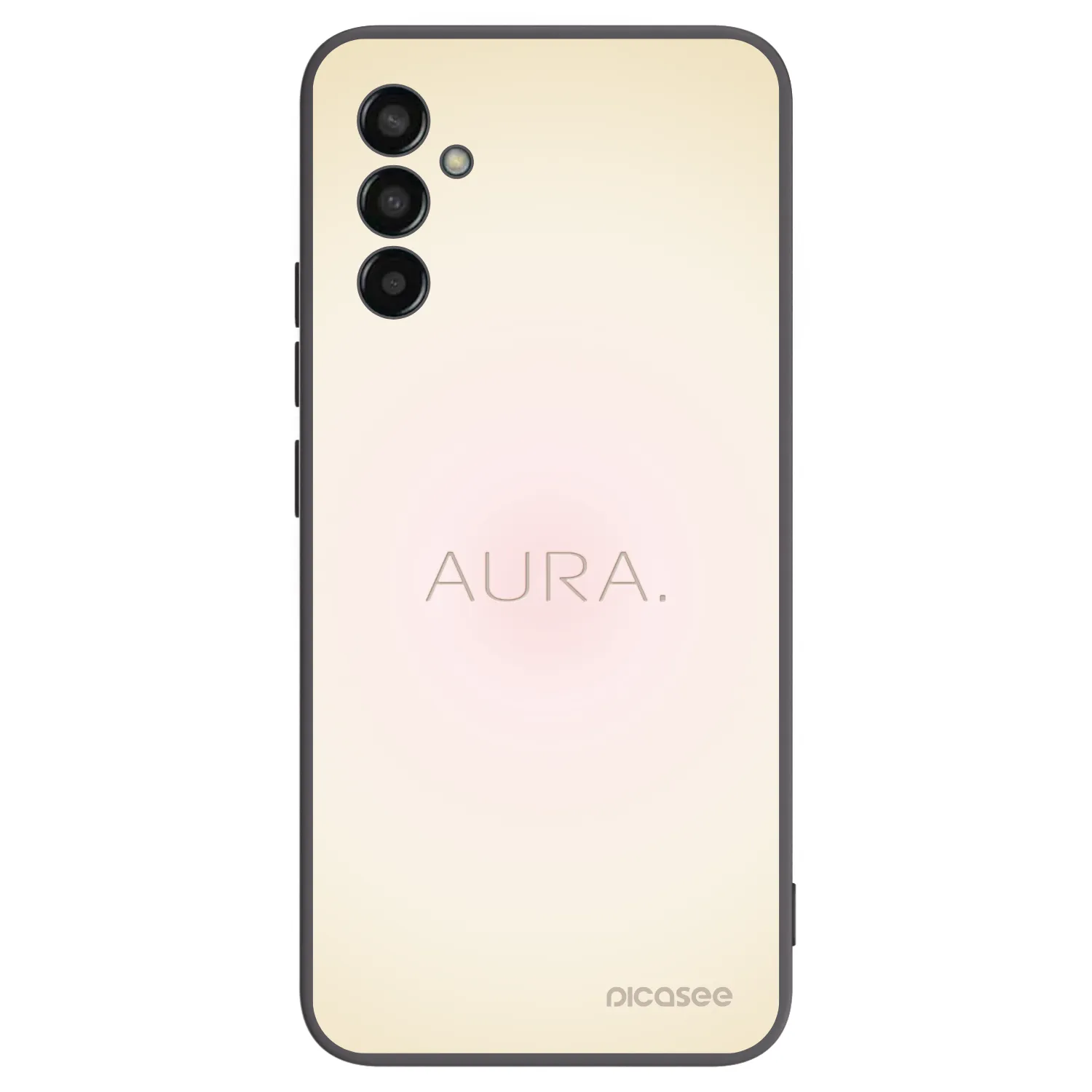 Picasee silikonowe czarne etui na Samsung Galaxy M13 M135F - Aura
