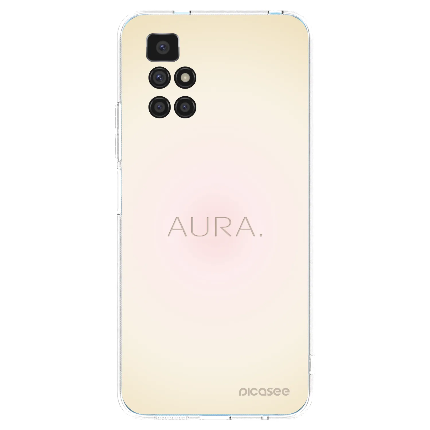 Picasee silikonowe przeźroczyste etui na Xiaomi Redmi 10 (2022) - Aura