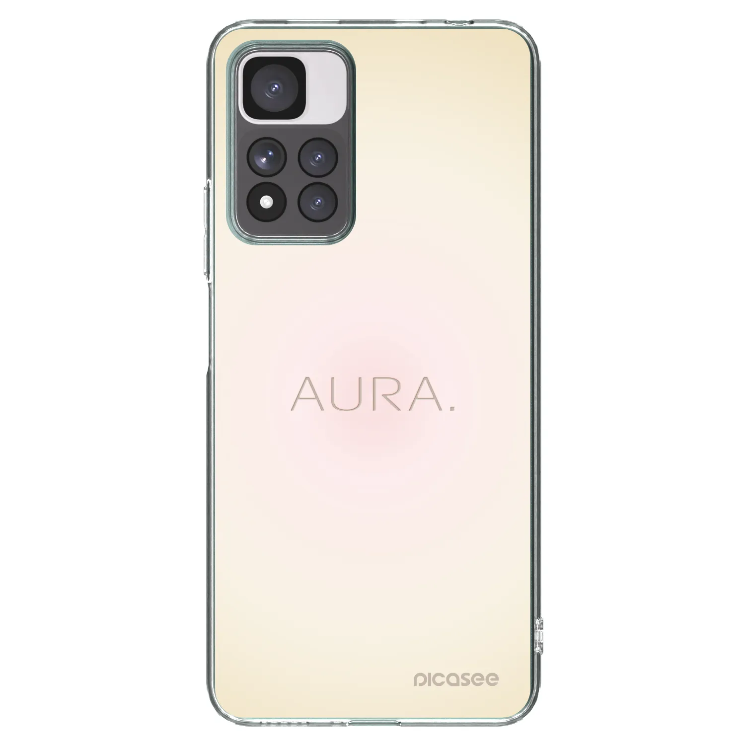 Picasee silikonowe przeźroczyste etui na Xiaomi Redmi Note 11 Pro+ 5G - Aura