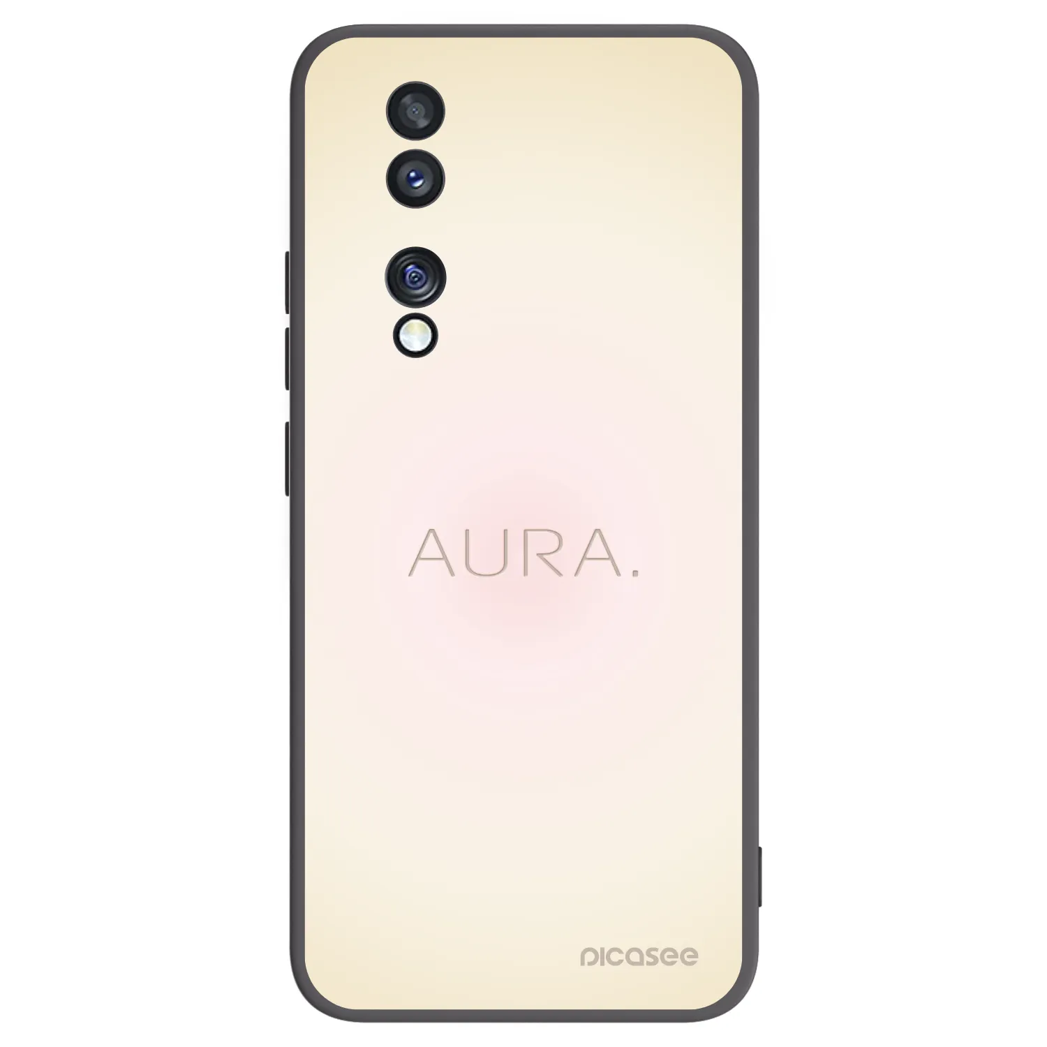 Picasee silikonowe czarne etui na Honor 70 - Aura