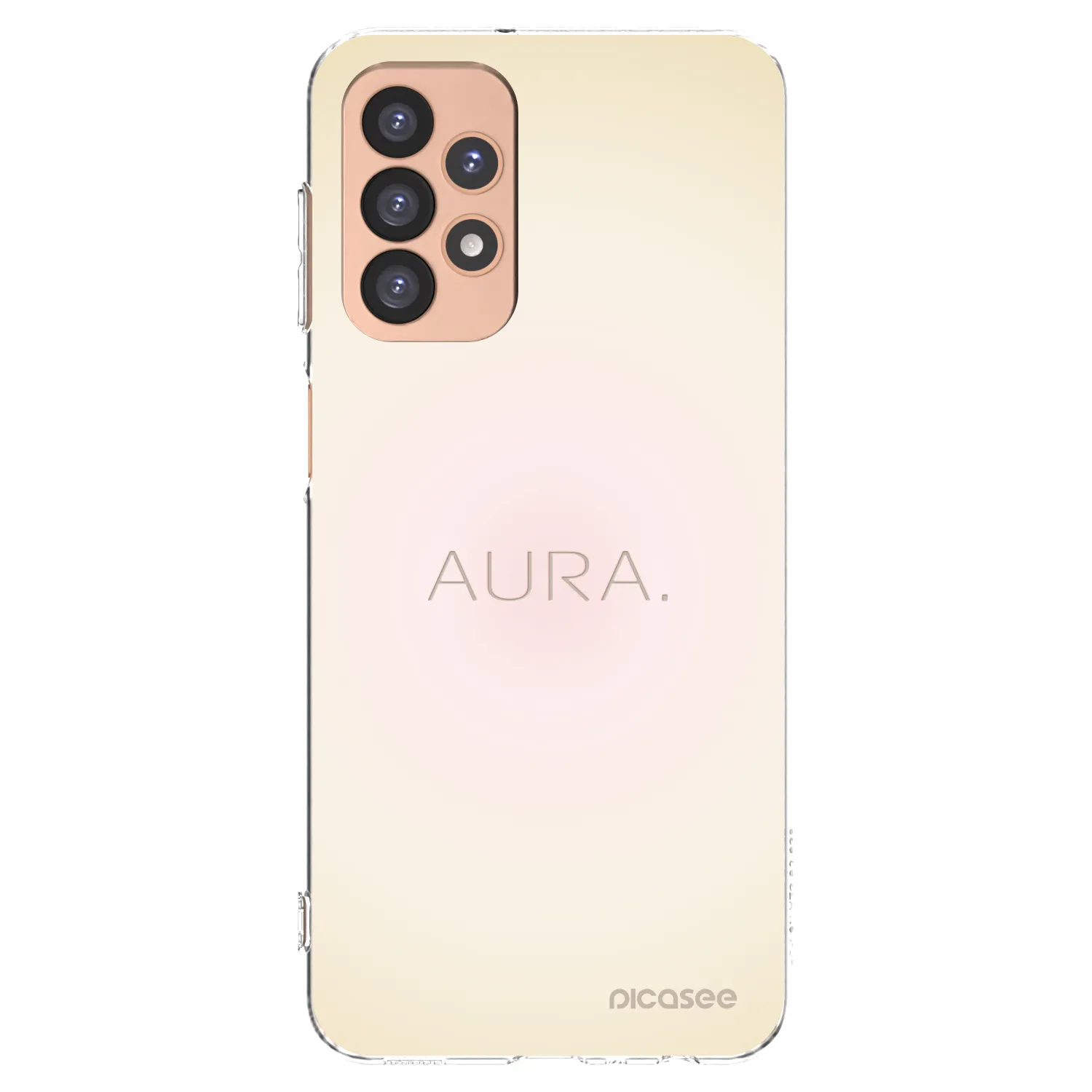 Picasee silikonowe przeźroczyste etui na Samsung Galaxy A23 A236B 5G - Aura